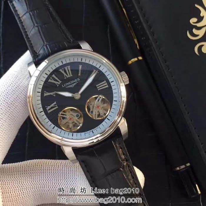 LONGINES浪琴 卓越飛輪 全自動機械 男士腕表 WSS1849